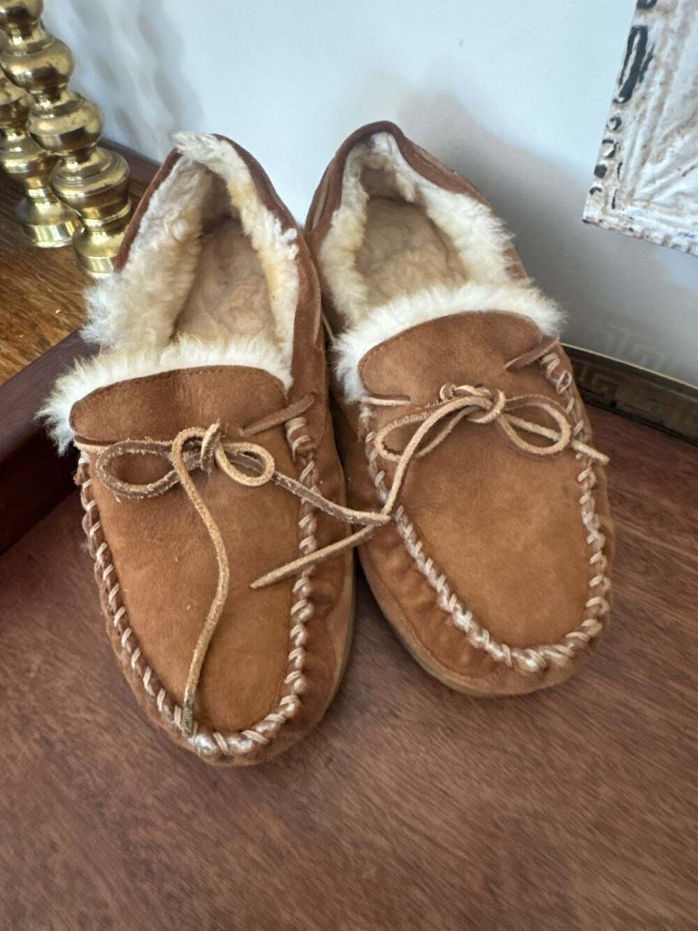 L.L.Bean Wicked Good Moccasins Men's Size 9 Wide
